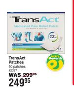 TransAct Patches 10 Patches