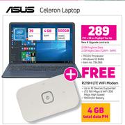 Asus Celeron Laptop-On My Gig 2 Top Up