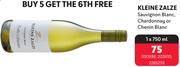 Kleine Zalze Sauvignon Blanc, Chardonnay Or Chenin Blanc-750ml