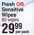 Baby Things Fresh Or Sensitive Wipes-80 Wipes Per Pack