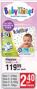 Baby Things Nappies (Sizes 1-4)-Per Pack