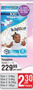 Baby Things Nappies (Sizes 1-4)-Per Pack