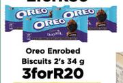 Oreo Enrobed Biscuits 2's x 34g-For 3 