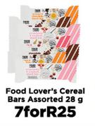 Food Lovers Cereal Bars Assorted-For 7 x 28g