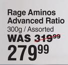 Biogen Rage Aminos Advanced Ratio Assorted-300g