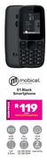 Mobicel E1 Black Smartphone-Each