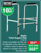 Medic Toilet Support Rail