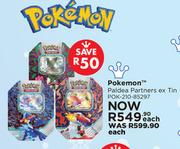 Pokemon Paldea Partners Ex Tin POK-210-85297-Each