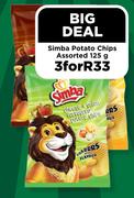 Simba Potato Chips Assorted-3x125g