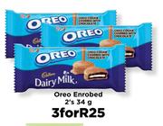 Oreo Enrobed 2's Pack-3x34g