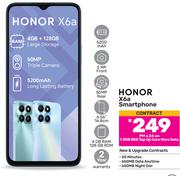 Honor X6a Smartphone-On 1.3GB Red Top Up Core More Data