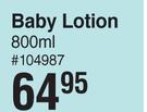 Baby Things Baby Lotion-800ml