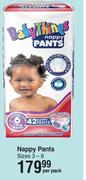 Baby Things Nappy Pants Sizes 3-6-Per Pack