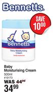 Bennetts Baby Moisturising Cream-500ml