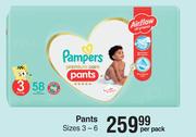 Pampers Premium Care Pants Sizes 3-6-Per Pack