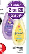 Johnson's Baby Wash Assorted-500ml