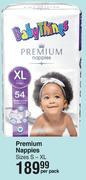 Baby Things Premium Nappies Sizes S-XL-Per Pack