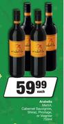 Arabella Merlot,Cabernet Sauvignon,Shiraz,Pinotage Or Viognier-750ml Each