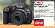 Canon R10 EOS Mirrorless Camera With 18-45mm Lens 5331C093AA
