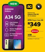  Samsung Galaxy A34 5G Enabled-On MTN Mega Gigs XS