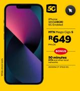 Apple iPhone 13 128GB 5G Enabled-On MTN Mega Gigs S