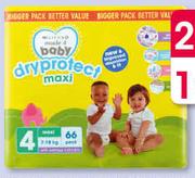 2Clicks Made 4 Baby Dryprotect Disposable Nappies Value Pack-Each