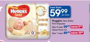 Huggies New Baby First Nappies Size 0-Per Pack