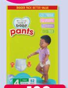Clicks Made 4 Baby Pants Value Pack-Each