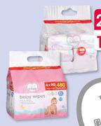 Clicks Made 4 Baby Wipes-480's Each