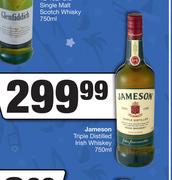 Jameson Triple Distilled Irish Whisky-750ml