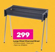 Expert Large Steel Charcoal Braai