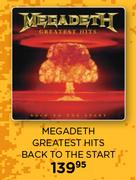 Megadeth Greatest Hits Back To The Start CD