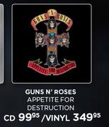 Guns N’ Roses Appetite For Destruction CD