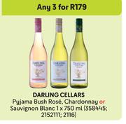 Darling Cellars Pyjama Bush Rose, Chardonnay Or Sauvignon Blanc-For Any 3 x 750ml