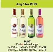 Saint Red Or White Range-For Any 3 x 750ml