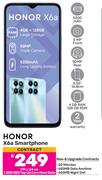 Honor X6a Plus Smartphone-On 1.3GB Red Top Up Core More Data