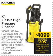 Karcher K4 Classic High Pressure Cleaner