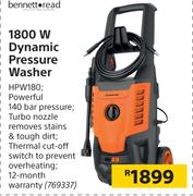 Bennet Read 1800 W Dynamic Pressure Washer HPW180