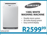 Samsung White Washing Machine-13kg