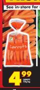 Carrots-750g Bag