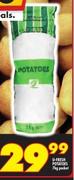 U-Fresh Potatoes-7Kg Pack