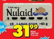 Nulaid Large Eggs-18 Per Pack