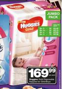 Huggies Gold Disposable Nappies For Girls/Boys-Per Pack