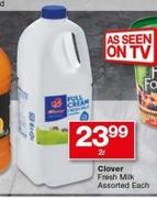 Clover Fresh Milk-2Ltr Each