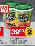 Clover Fruits Of The Forest Yoghurt-2x1kg