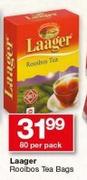 Laager Rooibos Tea Bags-60 Per Pack
