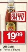 All Gold Tomato Sauce-700ml