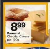 Parmalat Cheddar Cheese-Per 100g
