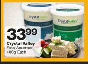 Crystal Valley Feta-400g Each