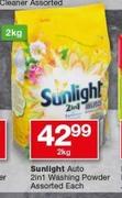Sunlight Auto 2-In-1 Washing Powder-2kg Each